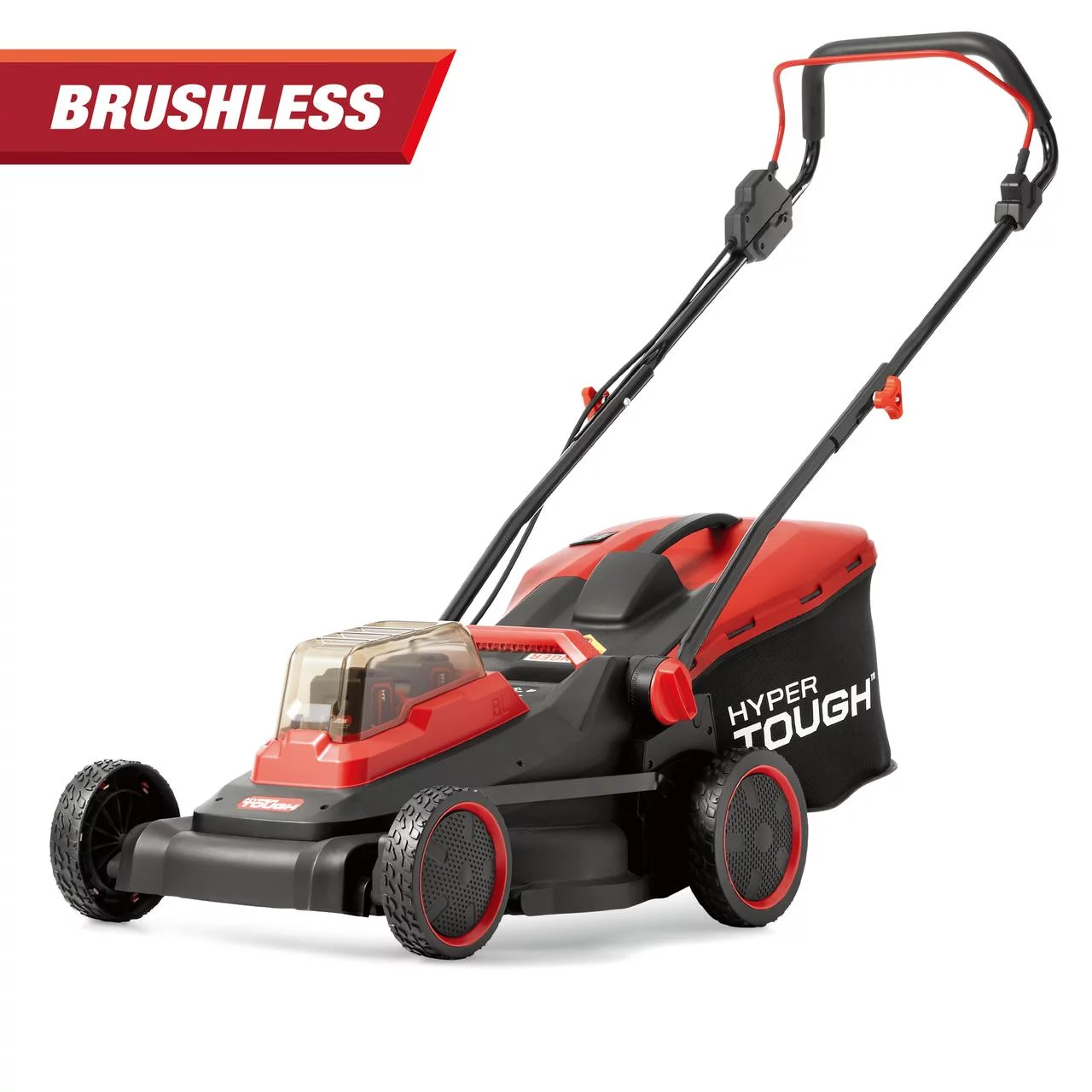 Hyper Tough 40V 18-inch Battery Powered Brushless Push Mower Kit, HT13-401-003-01 - Inhomebuy