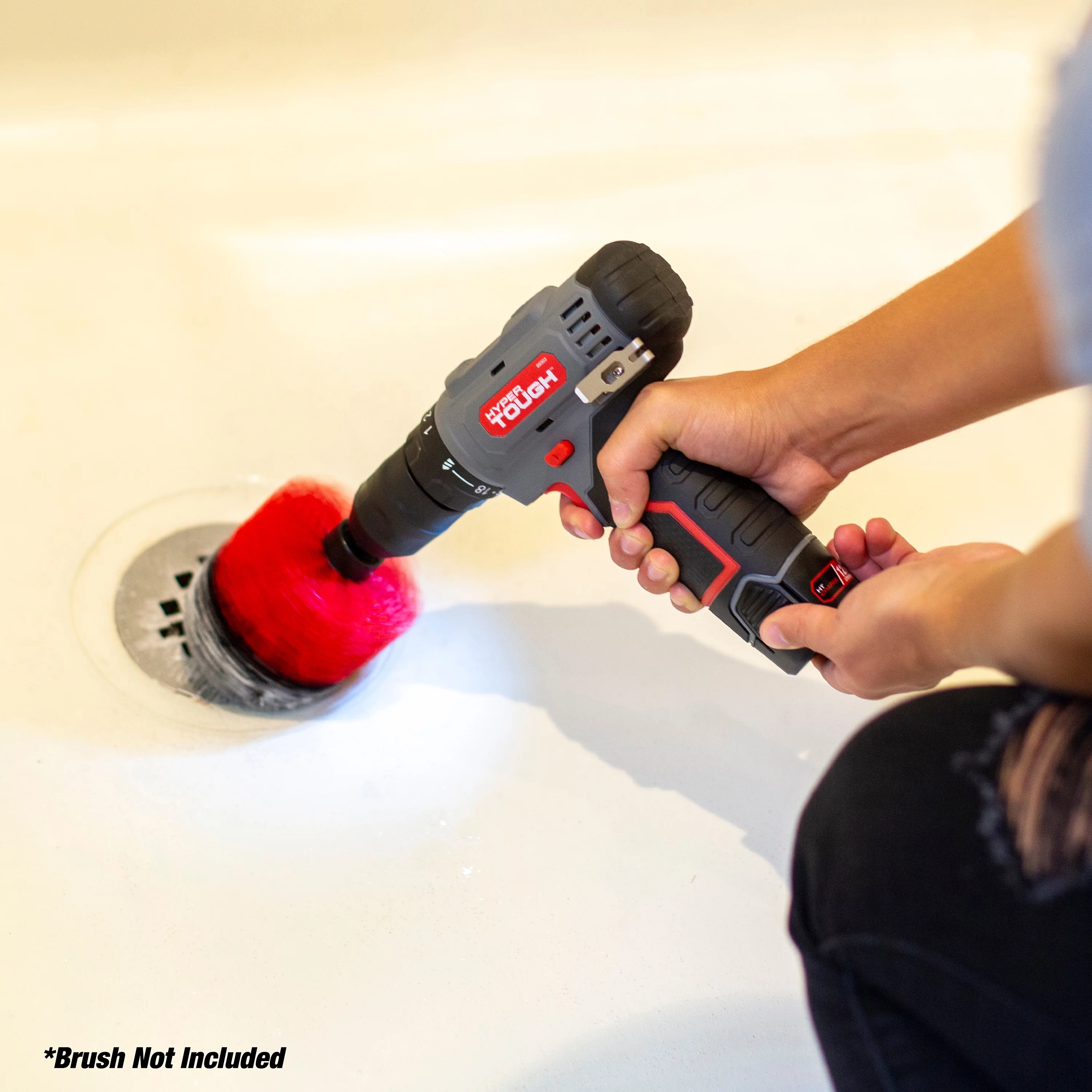 Hyper Tough 12V Max* Lithium-Ion Cordless 3/8-Inch Drill Driver 50-Piece Project Kit and 1.5Ah Battery, Gifts For Mom and Dad, Model 99312 - Inhomebuy