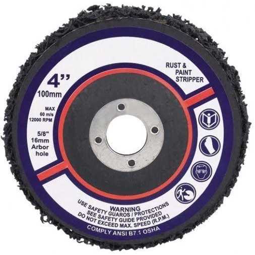 Warrior 4 in. Crimped Wire Cup Brush - Inhomebuy