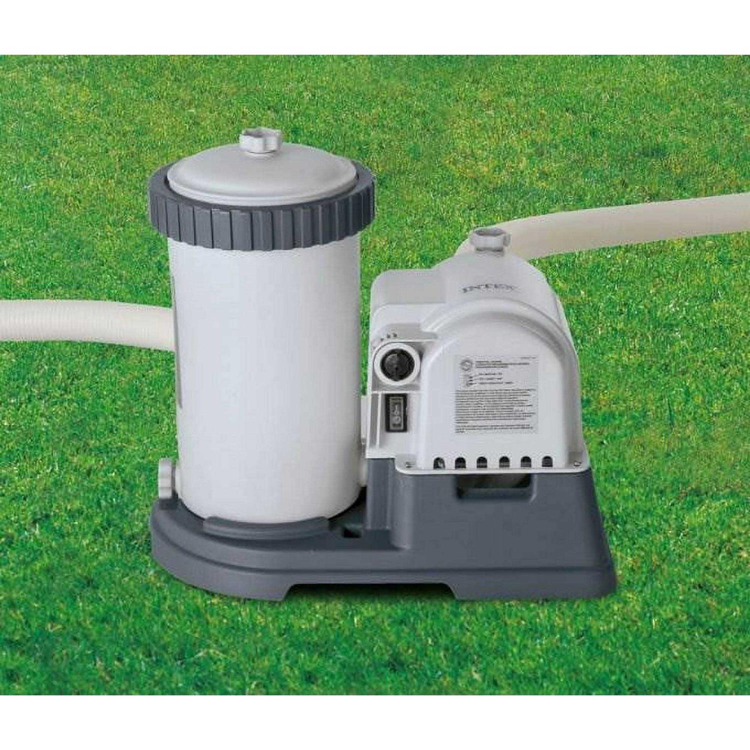 Intex Krystal Clear 2500 GPH Filter Cartridge Pump - Inhomebuy