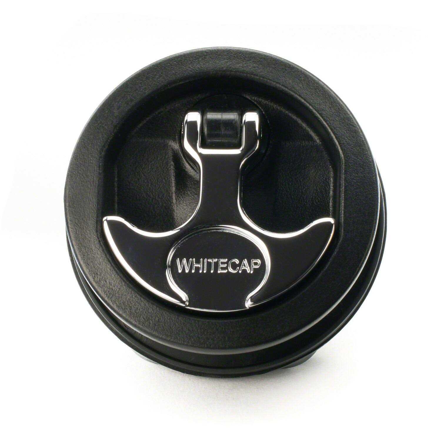 Whitecap T-Handle Latch Chrome Plated Zamac/White Nylon - Inhomebuy