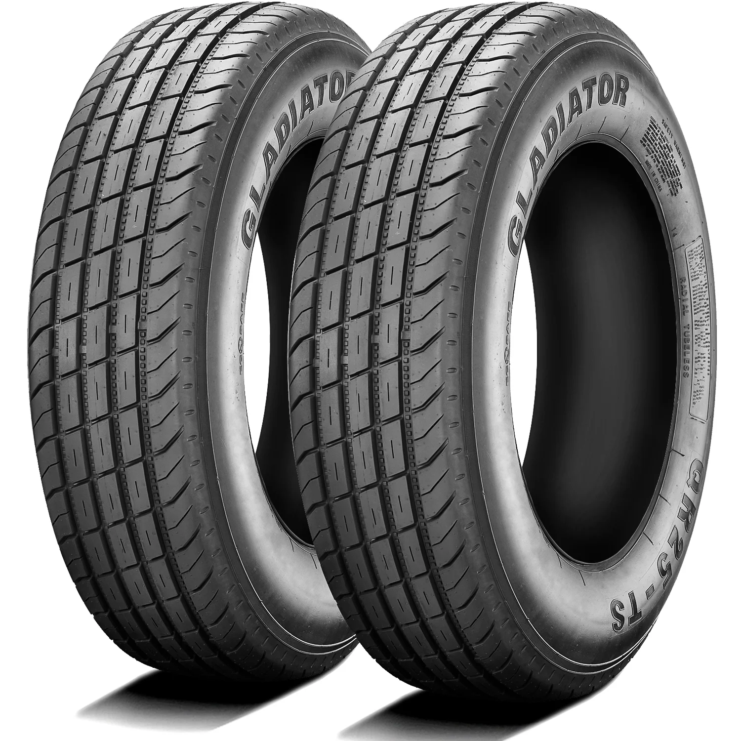 Gladiator QR25-TS ST 215/75R14 102/98N C 6 Ply Trailer Tire - Inhomebuy