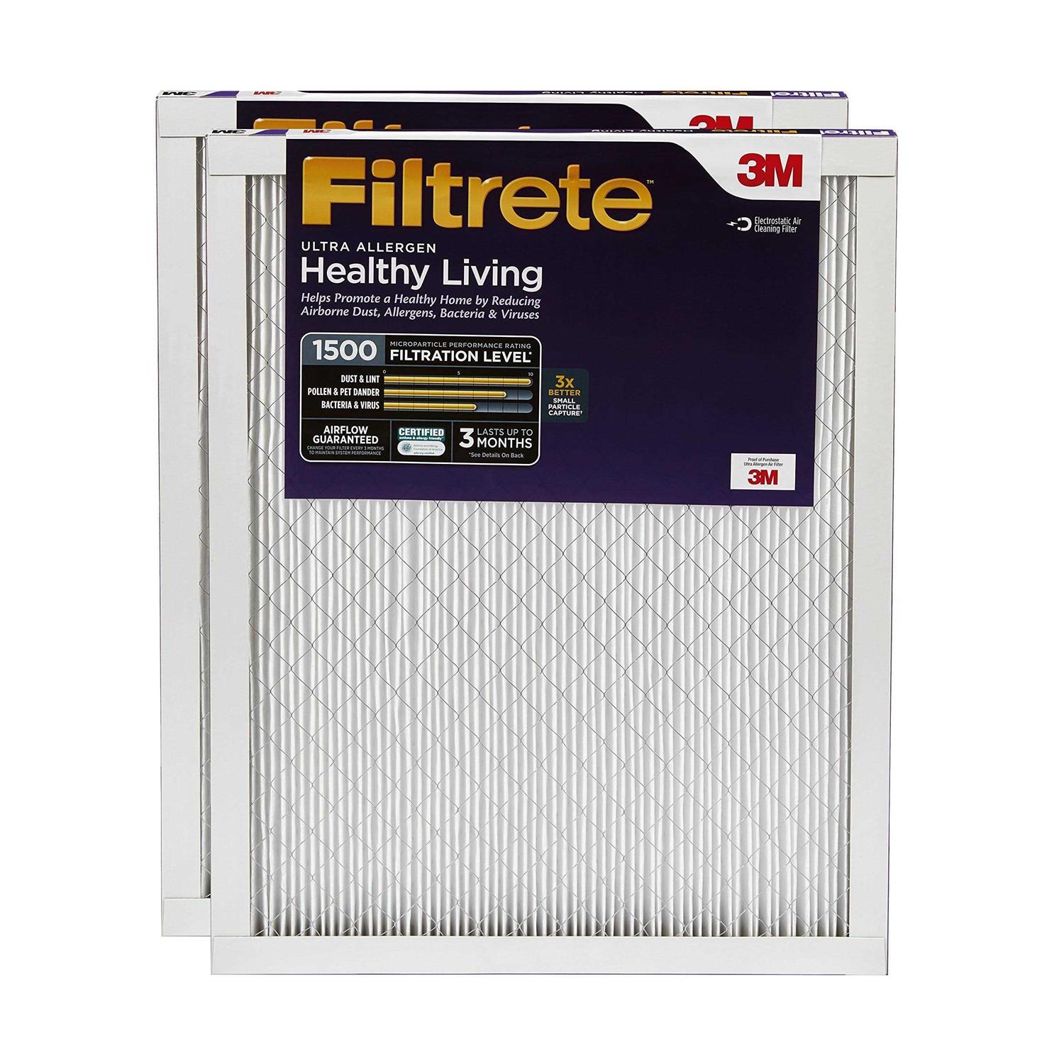 Filtrete AC Furnace Air Filter MPR 1500 - Inhomebuy