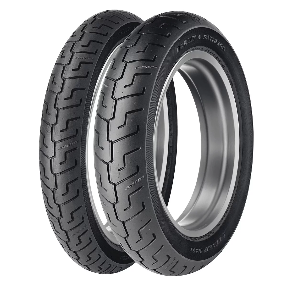 Dunlop Harley-Davidson K591 Front Motorcycle Tire 100/90-19 (51V) - Inhomebuy