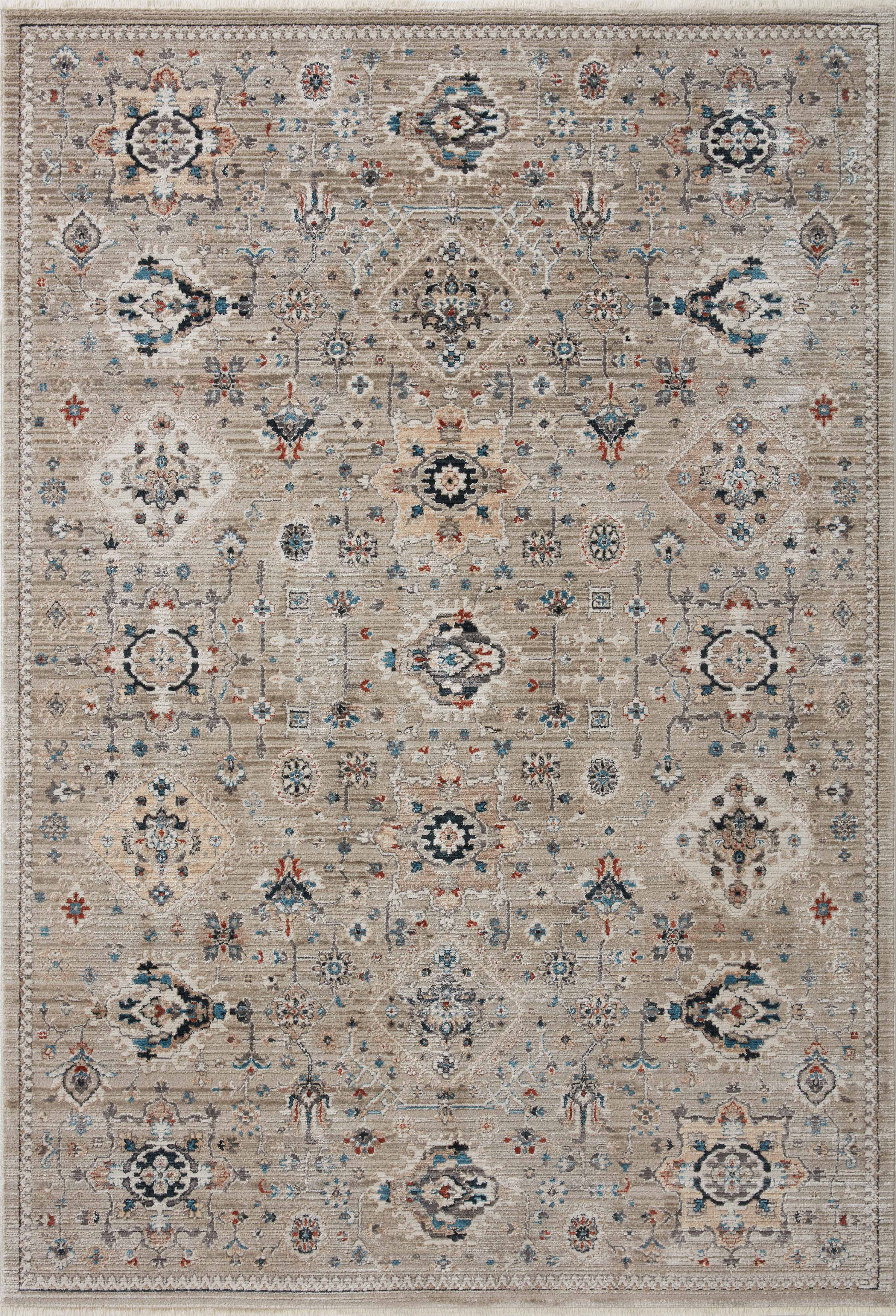 Loloi Rugs Leigh Collection Rug in Dove, Multi - 7'10