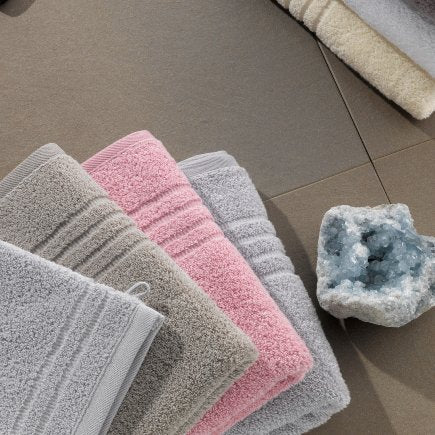 Hand Towel Leonora Silver Grey - Inhomebuy