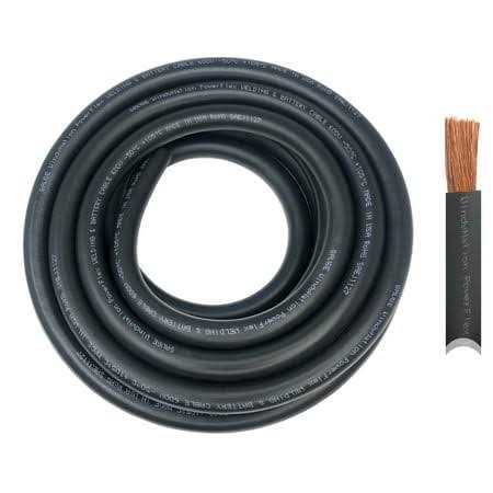 WindyNation Black Red Welding Cable - Inhomebuy