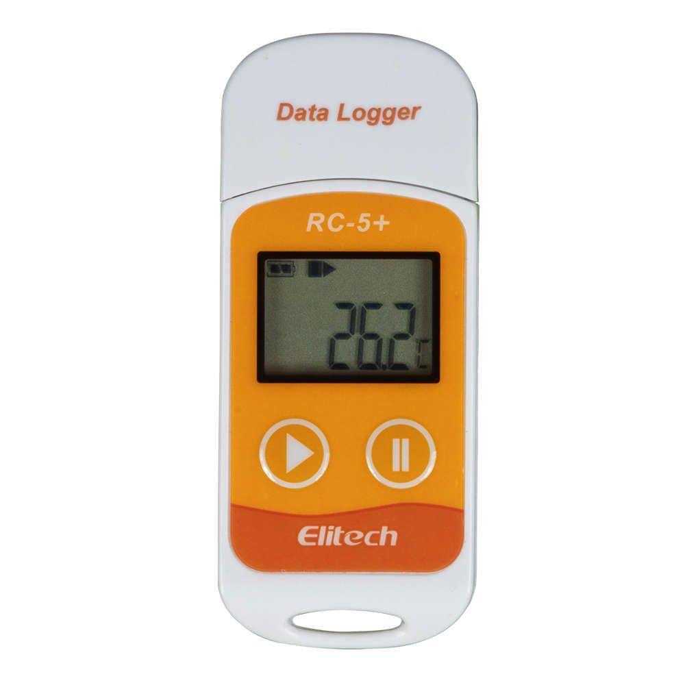 Elitech RC-5+ Reusable USB Temperature Data Logger with Auto PDF Report - Inhomebuy