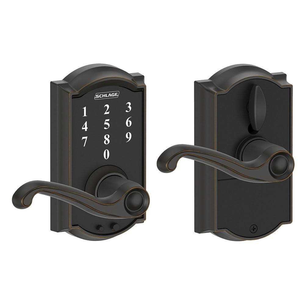 Schlage Camelot Touch Lock with Accent Lever - Inhomebuy