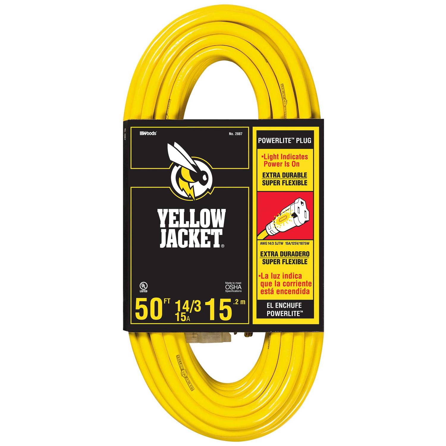 Yellow Jacket Extension Cord - Inhomebuy