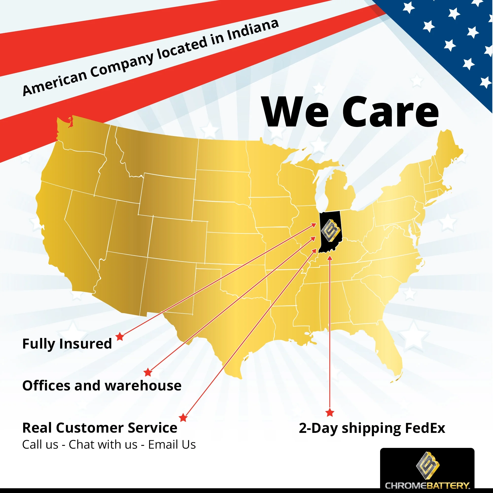 Chrome Battery Upg Ub12550 12V (12 Volts) 55Ah Scooter Wheelchair Mobility Deep Cycle SLA AGM Battery - Inhomebuy