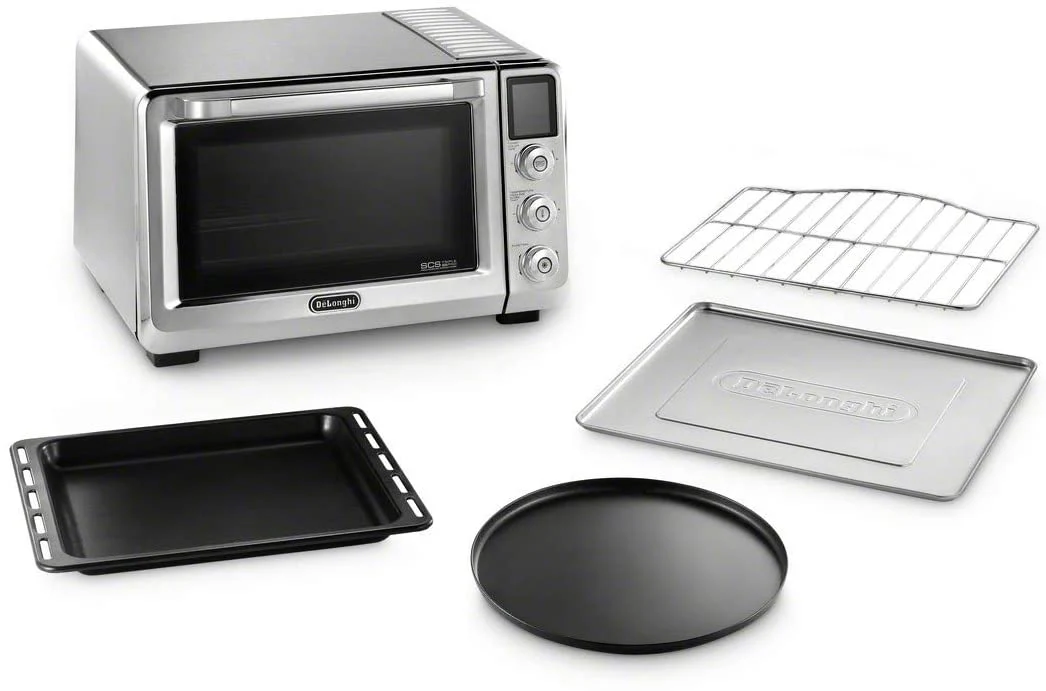 DeLonghi Livenza Convection Oven, 0.8 cu.ft, digital controls, s/s | EO241150M - Inhomebuy