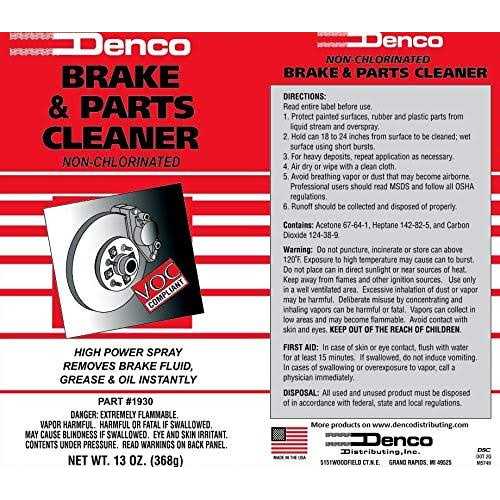 Denco 1930 Brake Parts Cleaner 15.3 Fl Oz - Inhomebuy