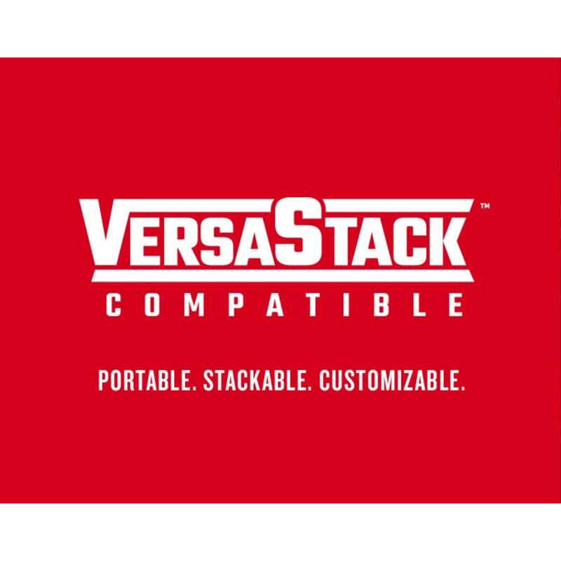 Craftsman VERSASTACK System 17-in Red Plastic Lockable Tool Box - Inhomebuy