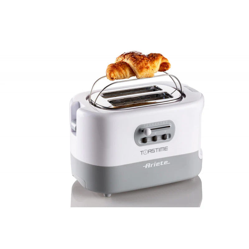 Toaster With Tongs For 2 Slices 700W Grey - Inhomebuy