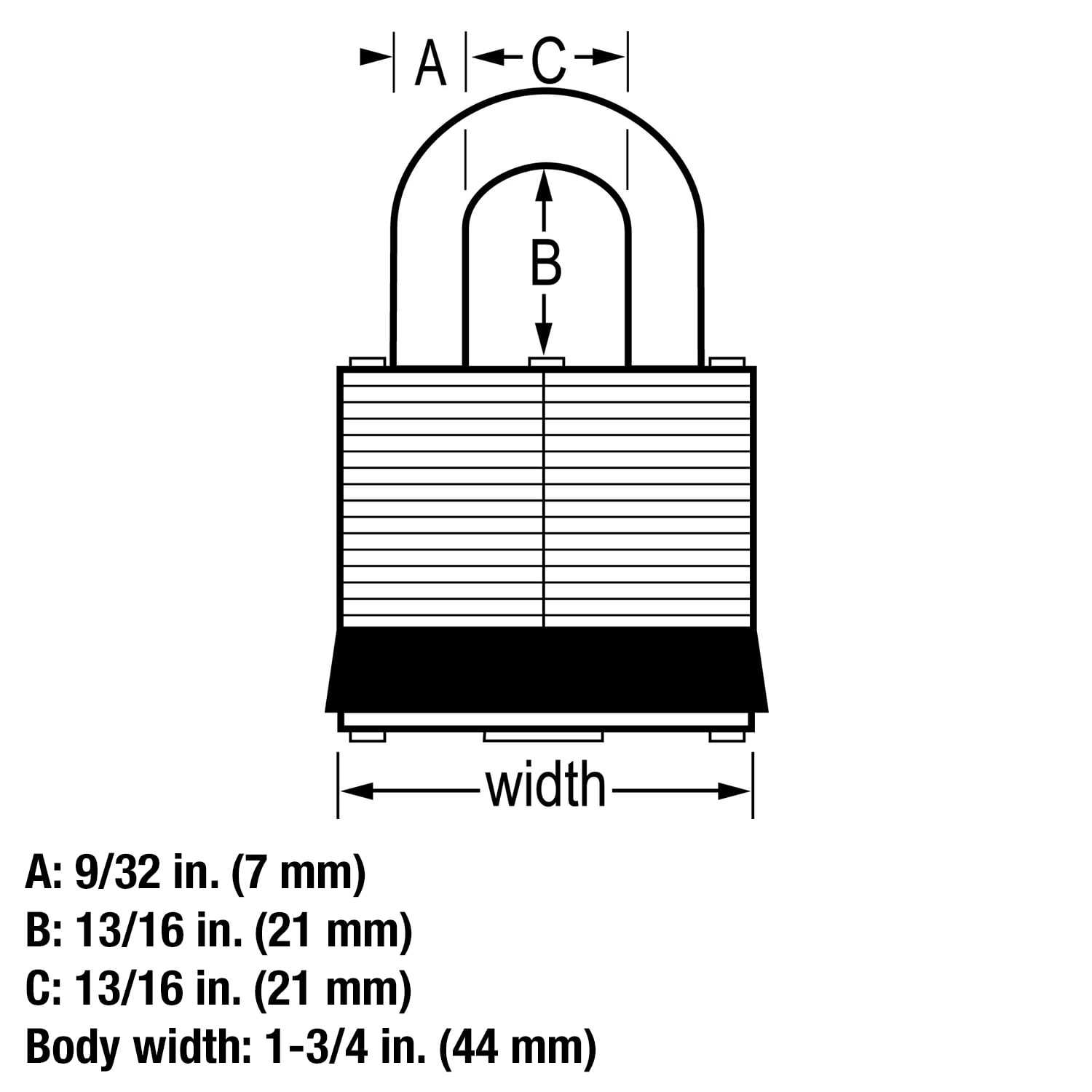 Master Lock Padlock 3DLF - Inhomebuy