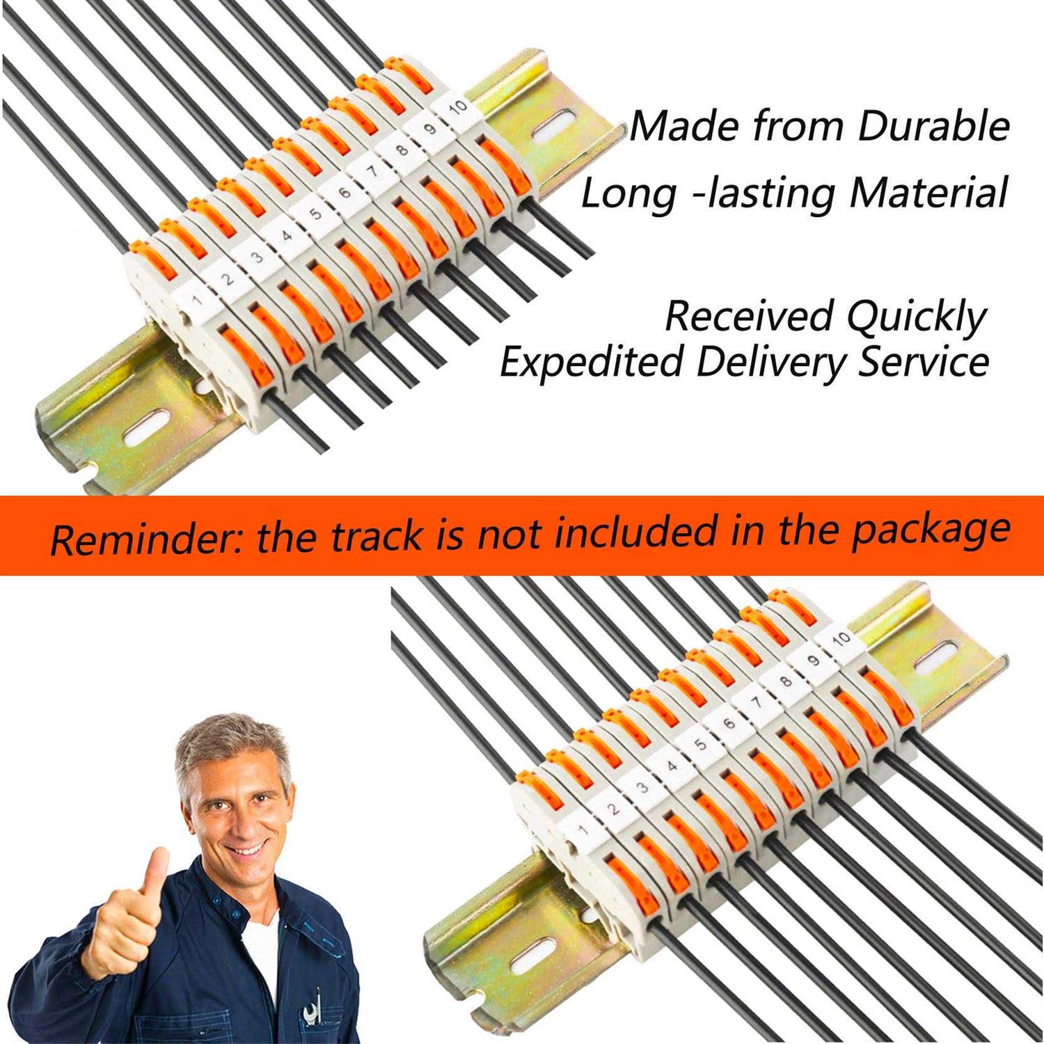 Din Mounting Track Aluminum 18Z759 - Inhomebuy