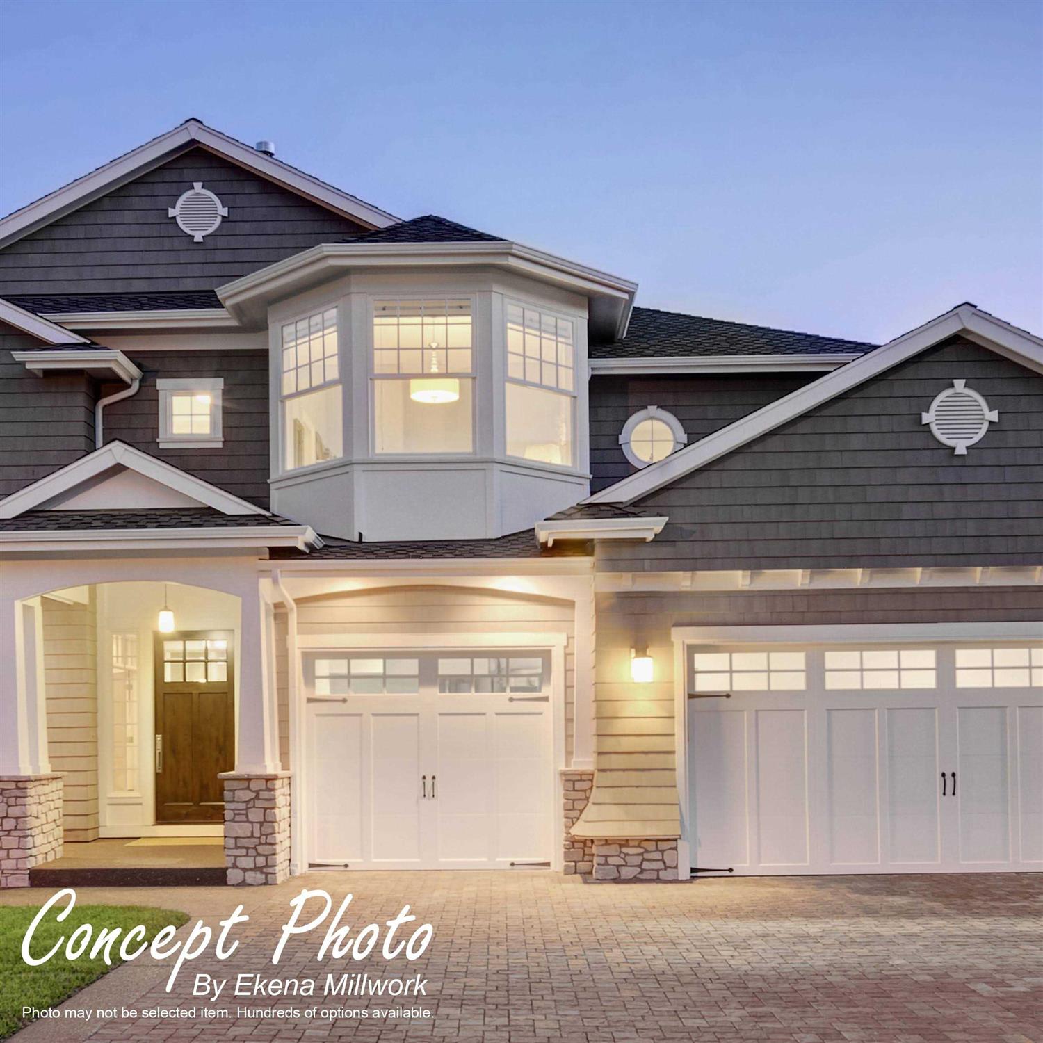 Vertical Functional Gable Vent with Flat Trim Frame Ekena Millwork GVPVE - Inhomebuy