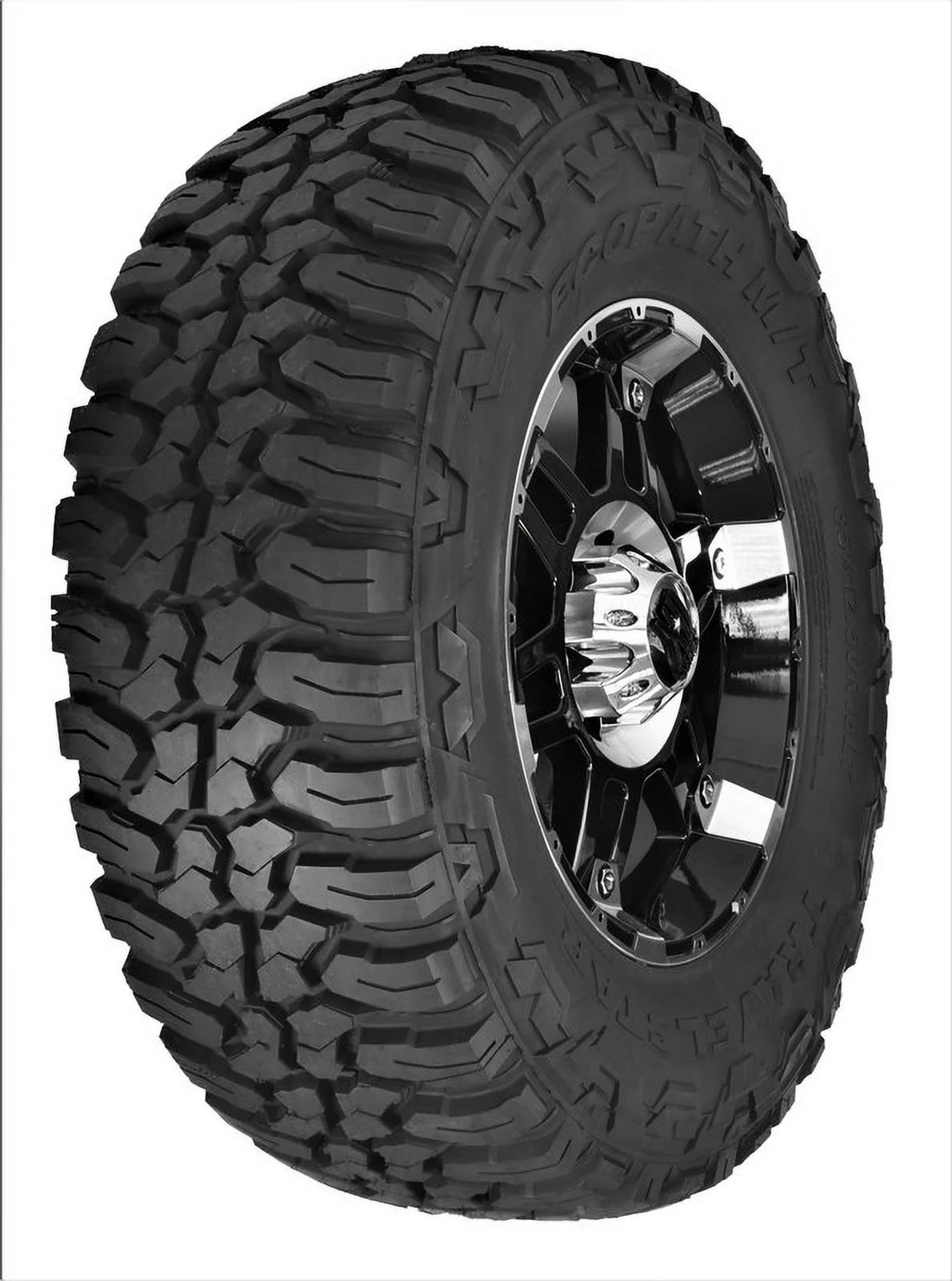 Travelstar ECOPATH M/T 35X12.50R22 12 Ply 121Q Load Range F SUV Light Truck Mud Terrain Tire 35/12.50/22 MT (Tire Only) - Inhomebuy