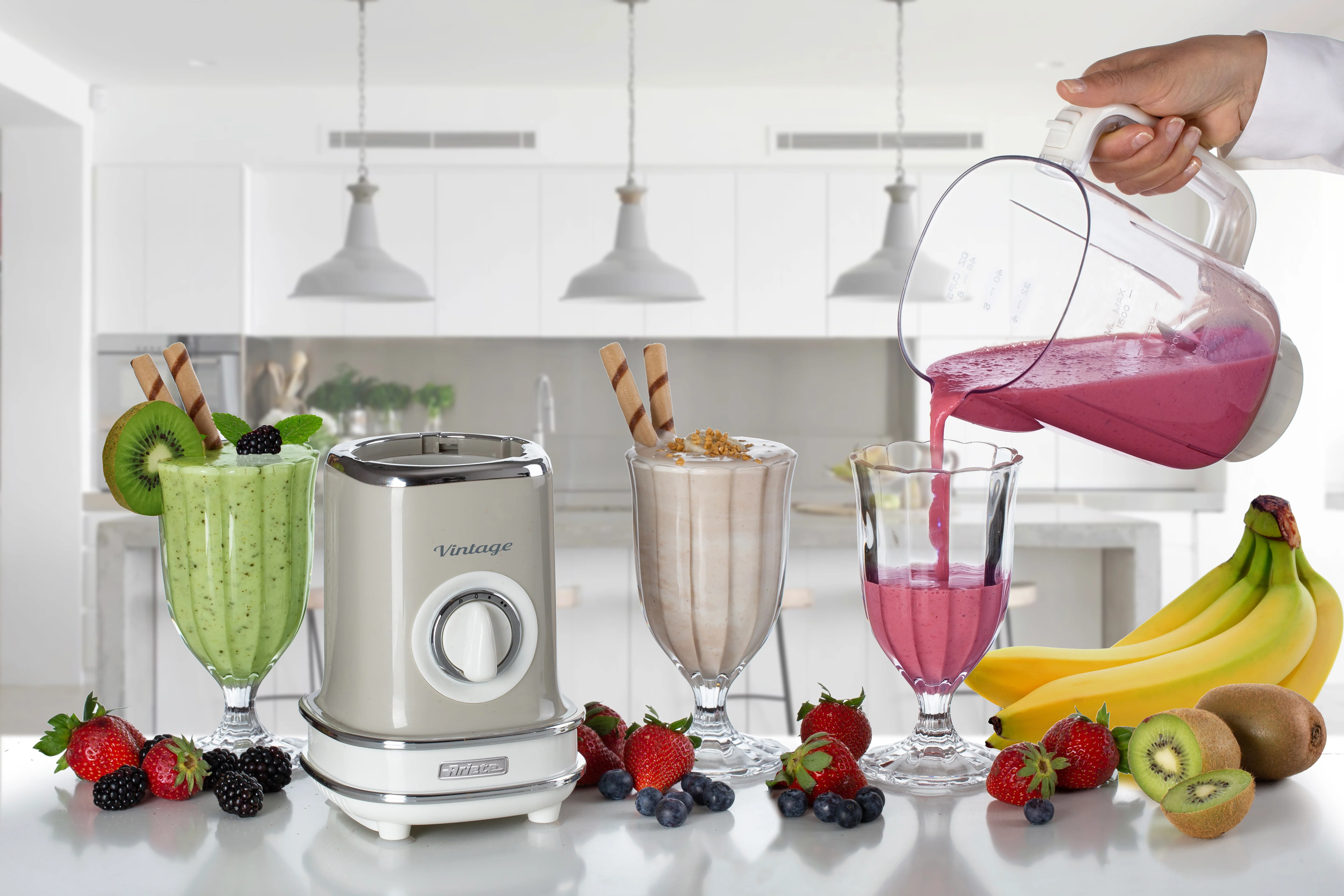 Vintage Blender 500W Beige - Inhomebuy