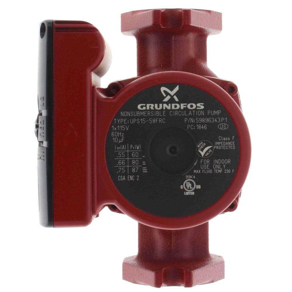 Grundfos 59896343 Ups15-58frc 125hp 115v C.i - Inhomebuy