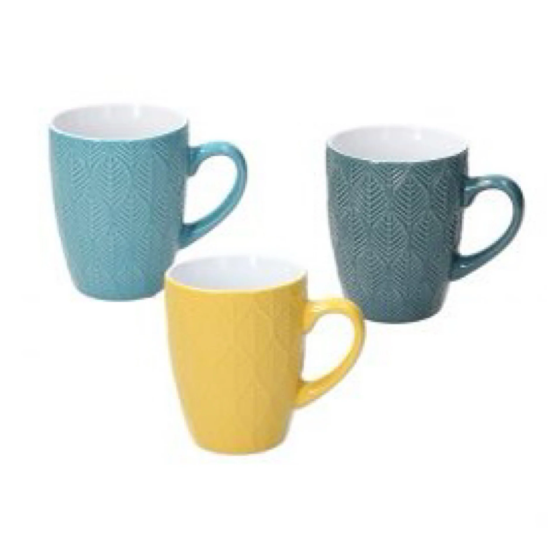 Linea Relief Mug cc 350 Maya Set 3pcs - Inhomebuy