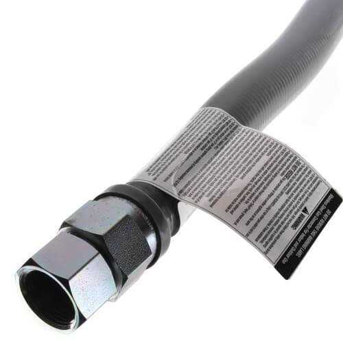 Dormont 5/8 in. OD X 48 in. Coated Stainless Steel Gas Connector Range Kit XL30C-313MV6KIT-TS-48B - Inhomebuy