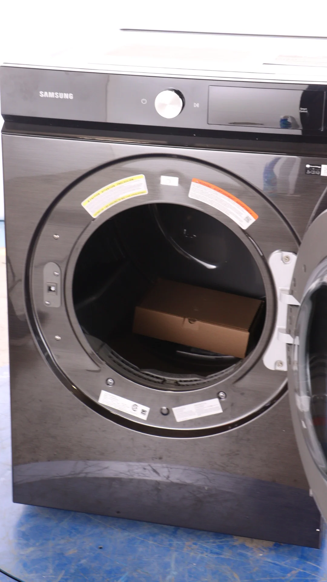 SAMSUNG BESPOKE 27 IN. 7.5 CU. FT. BLACK STAINLESS STEEL ELECTRIC DRYER WITH SUPER SPEED DRY - DVE46 - Inhomebuy