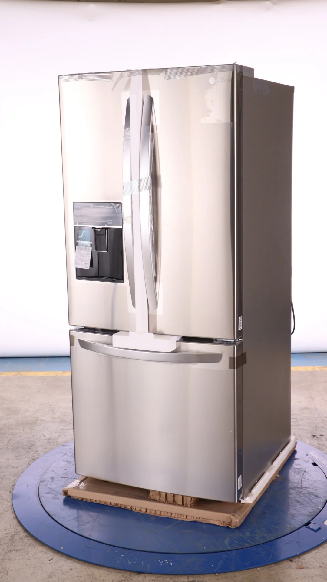 LG 30 in. 22 cu. ft. Stainless Steel French Door Refrigerator - LCFS22EXS - Inhomebuy