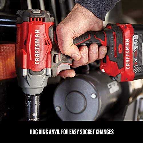 Craftsman V20 Cordless Impact Wrench - Inhomebuy