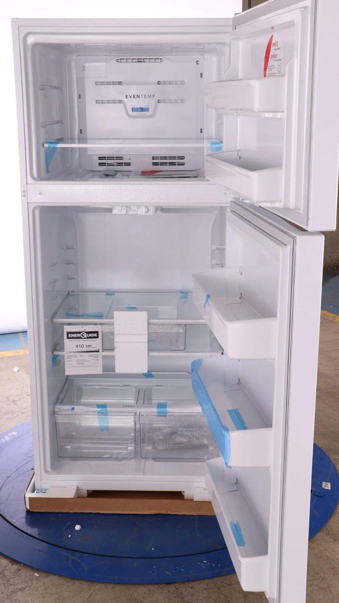 Frigidaire 30in. 18.3 cu. ft. Stainless Steel Top Freezer Refrigerator - FFTR1835VS - Inhomebuy