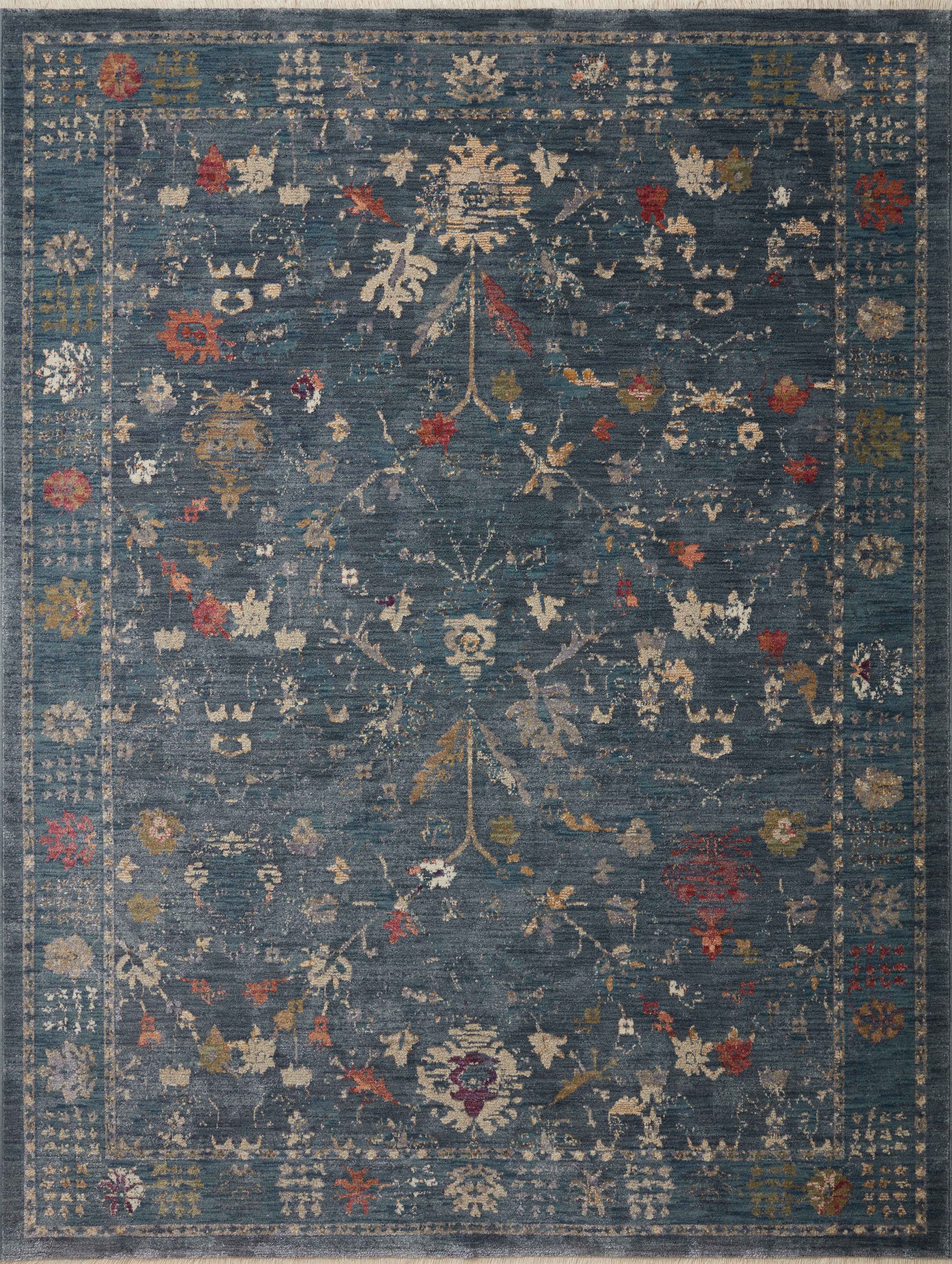 Loloi Rugs Giada Collection Rug in Denim, Multi - 9'0