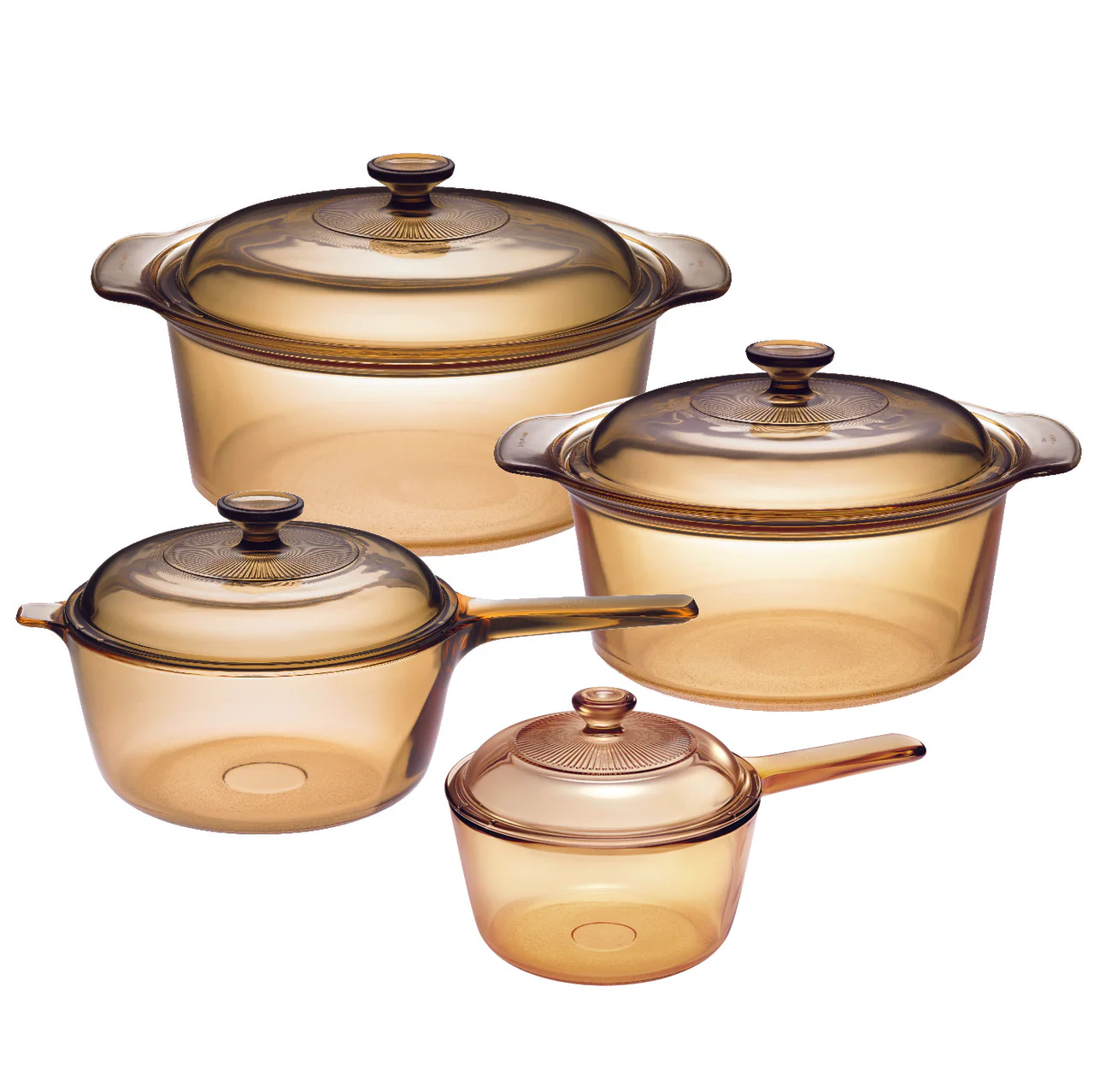 Visions Glass Cookware Set |VS228| 8-pieces - Inhomebuy