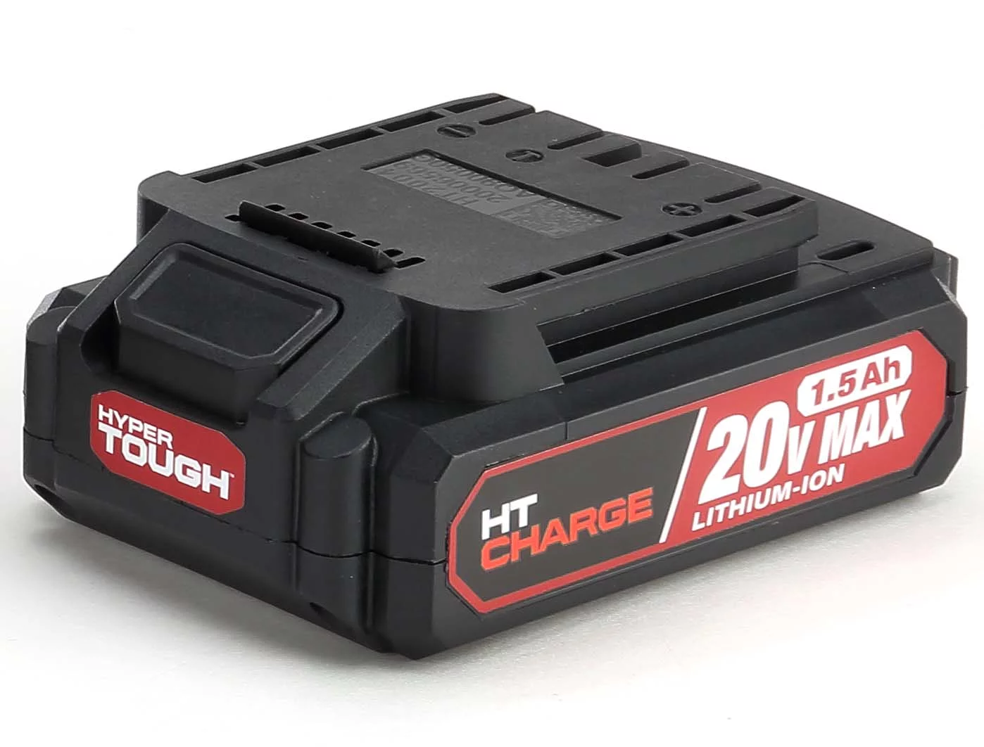 Hyper Tough 20V Max Lithium-Ion Cordless Hammer Drill, 1/2 inch Chuck, 2 Speeds with 1.5Ah Lithium-ion Battery & Charger, Bit Holder & LED Light - Inhomebuy