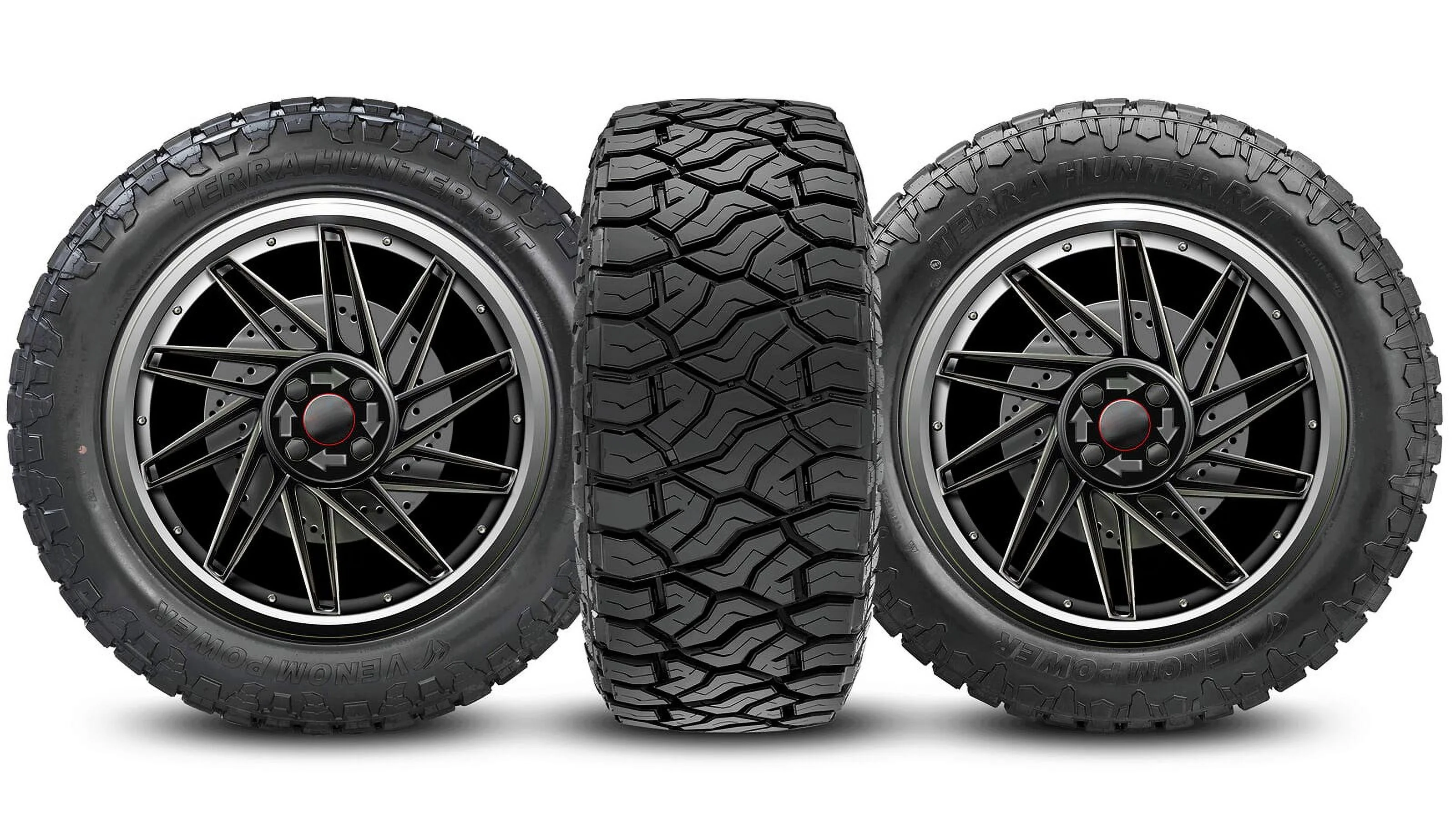 Venom Power Terra Hunter R/T Plus Rugged Terrain 285/55R20 116T XL Light Truck Tire - Inhomebuy