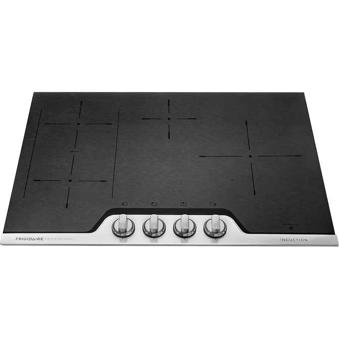 FRIGIDAIRE PROFESSIONAL 30 IN. STAINLESS STEEL INDUCTION DROP-IN COOKTOP WITH PROFESSIONAL-GRADE CON - Inhomebuy