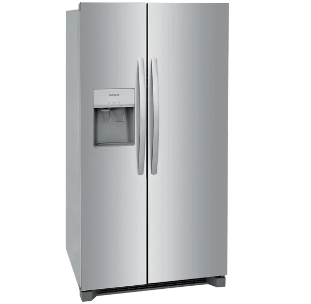 FRIGIDAIRE 36 IN 25.6 CU FT. STAINLESS STEEL SIDE-BY-SIDE REFRIGERATOR WITH EXTERIOR WATER AND ICE D - Inhomebuy