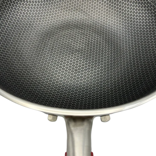 Healthy Bear Targu Hybrid Wok: 32cm with glass lid | BC-HW32N - Inhomebuy