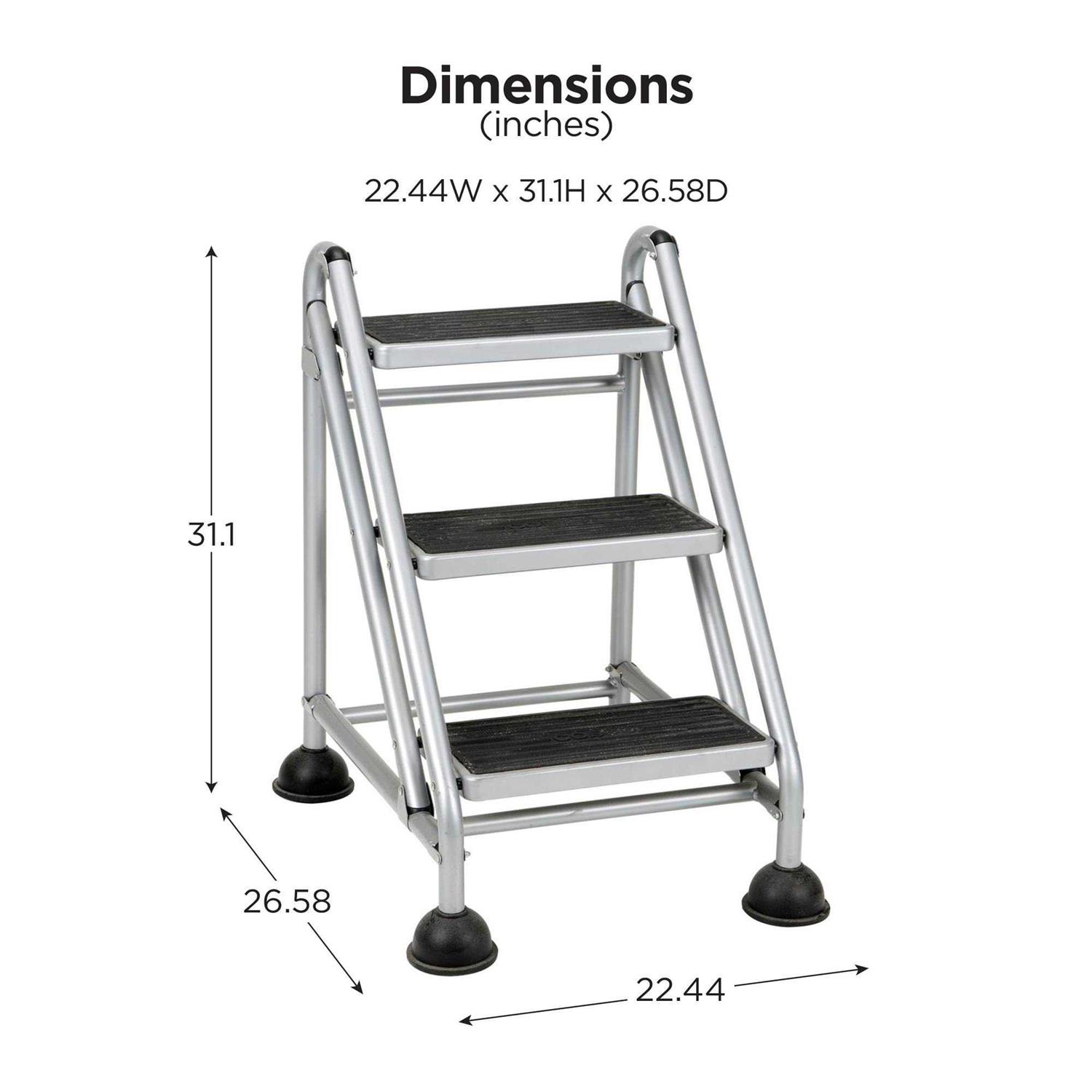 Cosco 3-Step Big Step Folding Stool - Inhomebuy