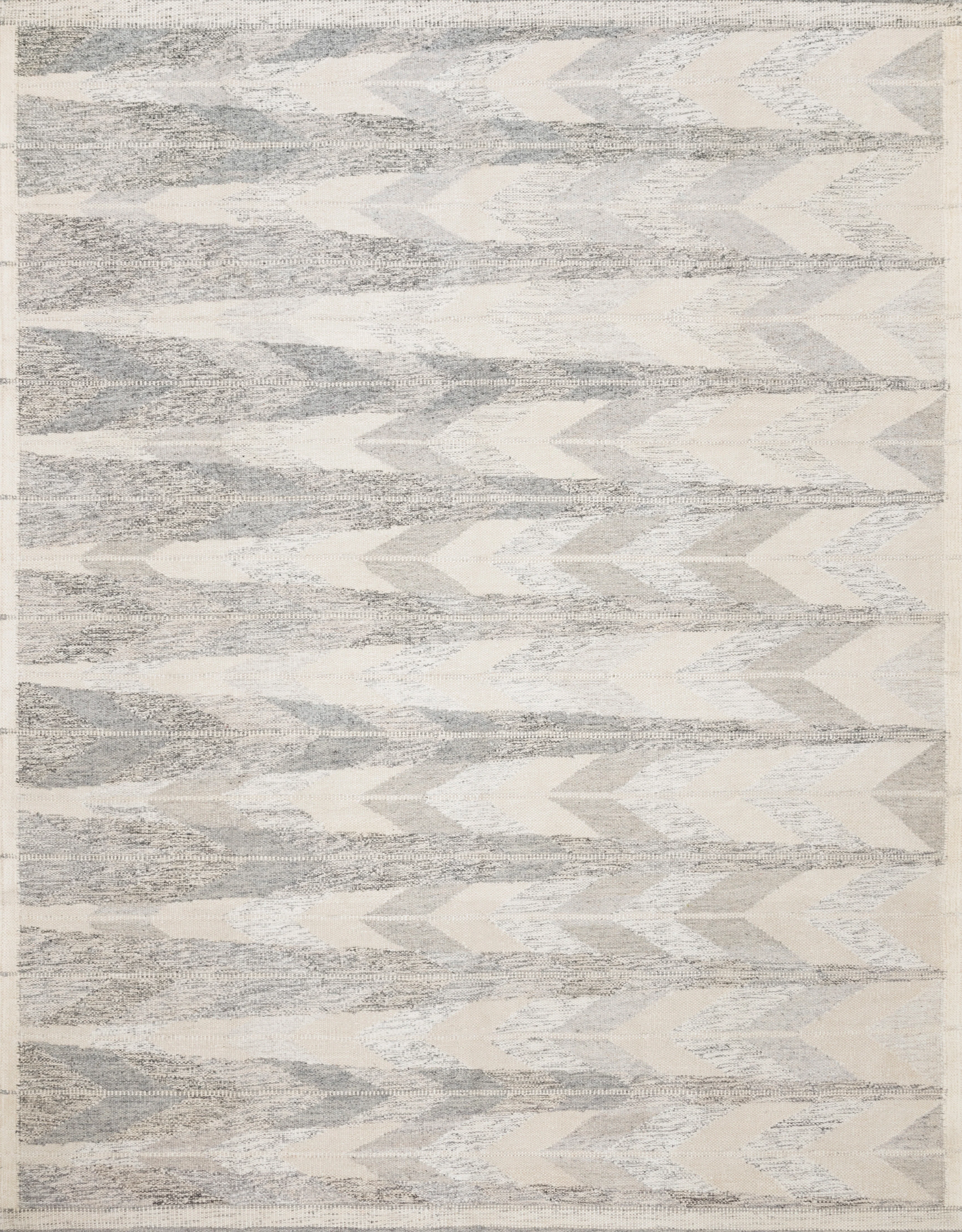 Loloi Rugs Evelina Collection Rug in Pewter, Silver - 7'9