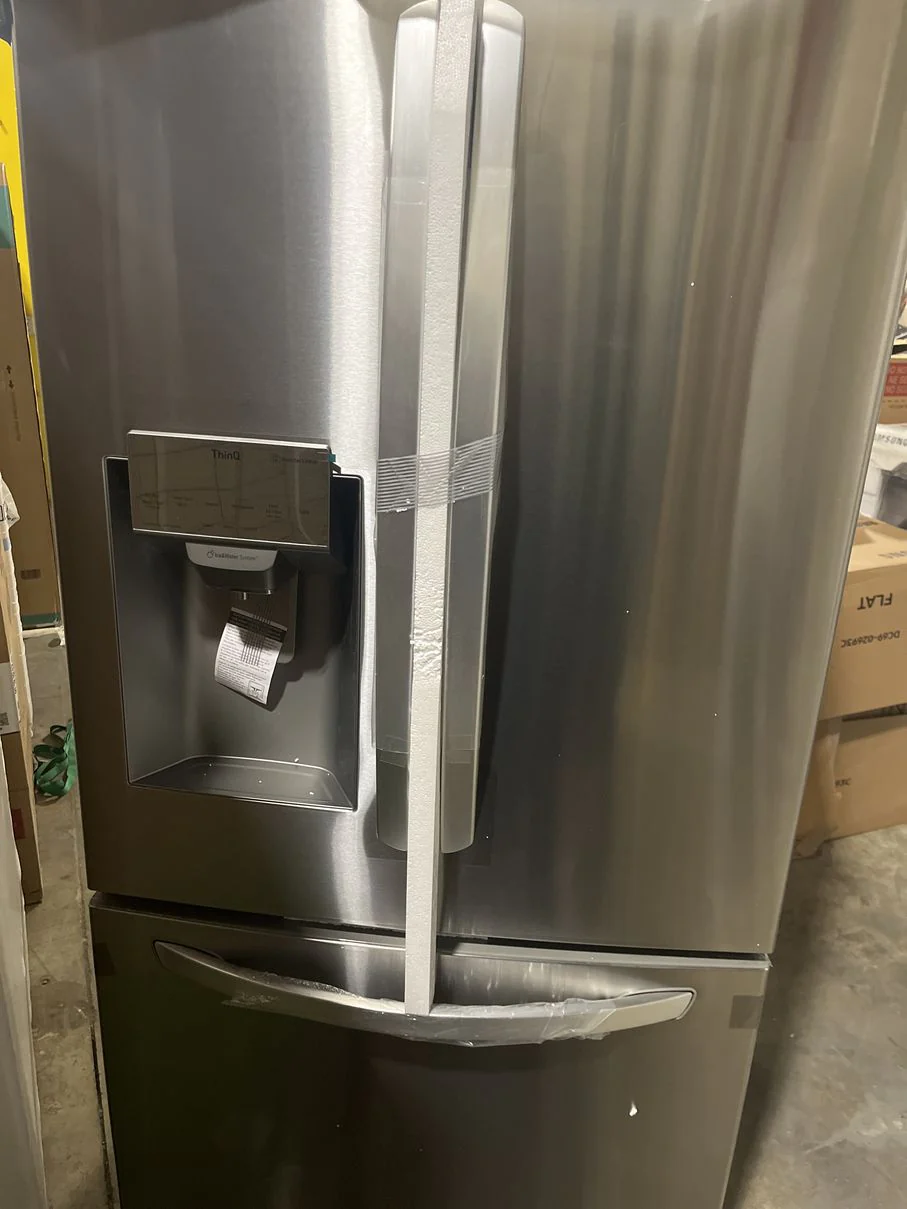 LG 33 IN. 25 CU. FT. SMUDGE-RESISTANT STAINLESS-STEEL FRENCH DOOR REFRIGERATOR WITH SMARTHINQ WI-FI - Inhomebuy