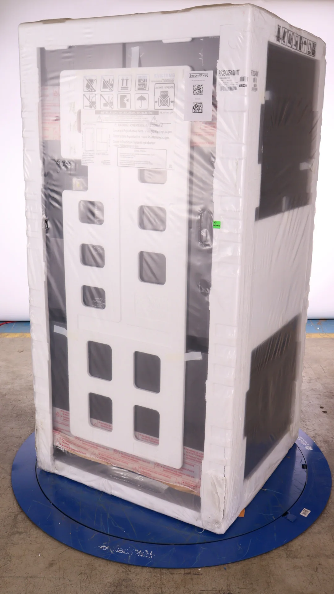 SAMSUNG 36 IN. 30.5 CU. FT. MATTE BLACK STEEL 3 DOOR FRENCH DOOR REFRIGERATOR WITH DUAL AUTO ICE MAK - Inhomebuy