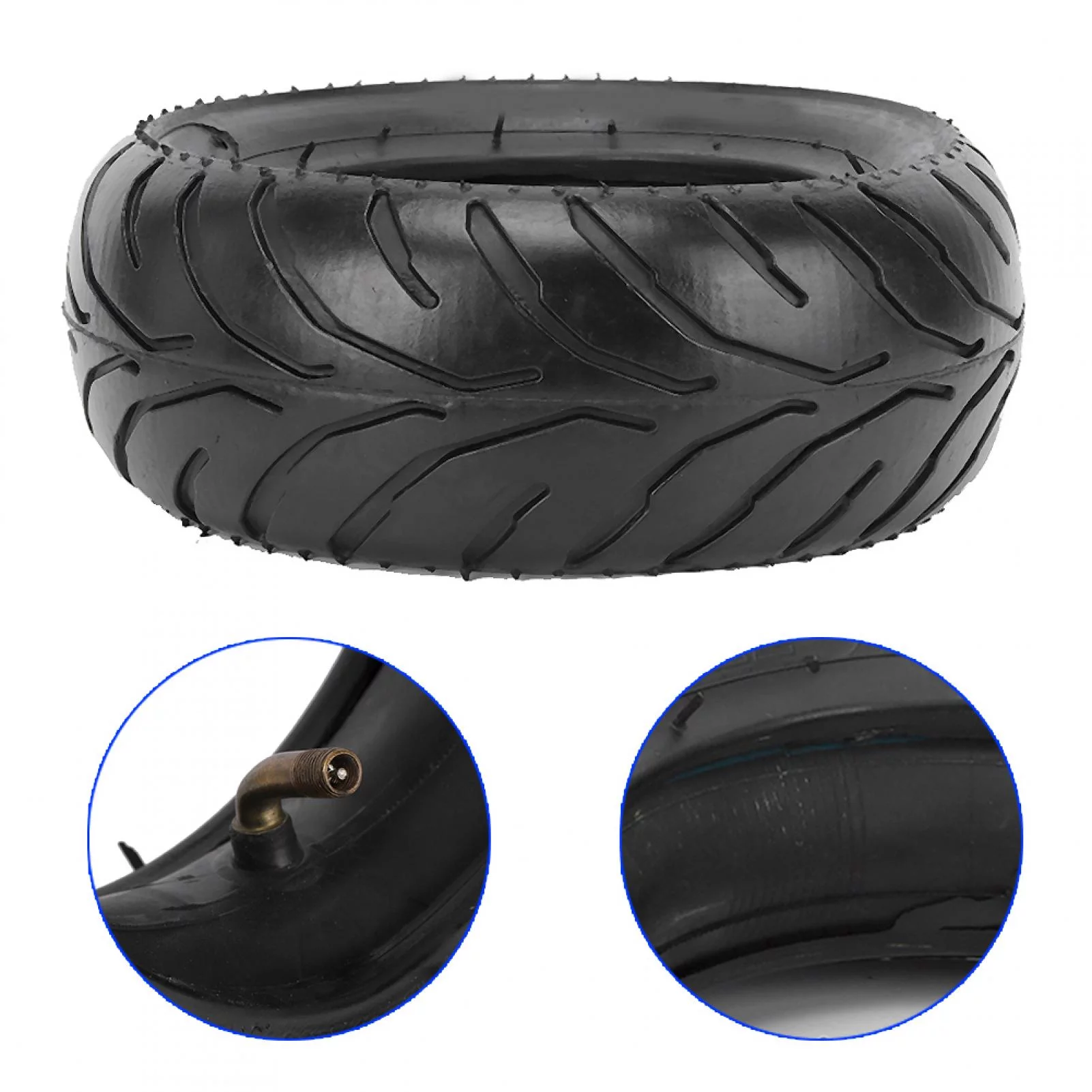 Mgaxyff Motorcycle Tire Replacement,110/50-6.5 Motorcycle Rear Tire Inner Tube Rubber Fits for Mini Pocket Bike 47cc 49cc,Motorcycle Accessories - Inhomebuy