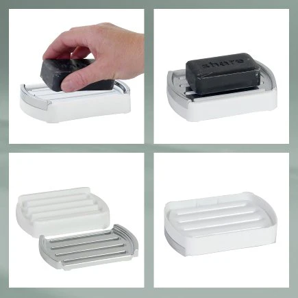 Soap Dish Marta White - Inhomebuy