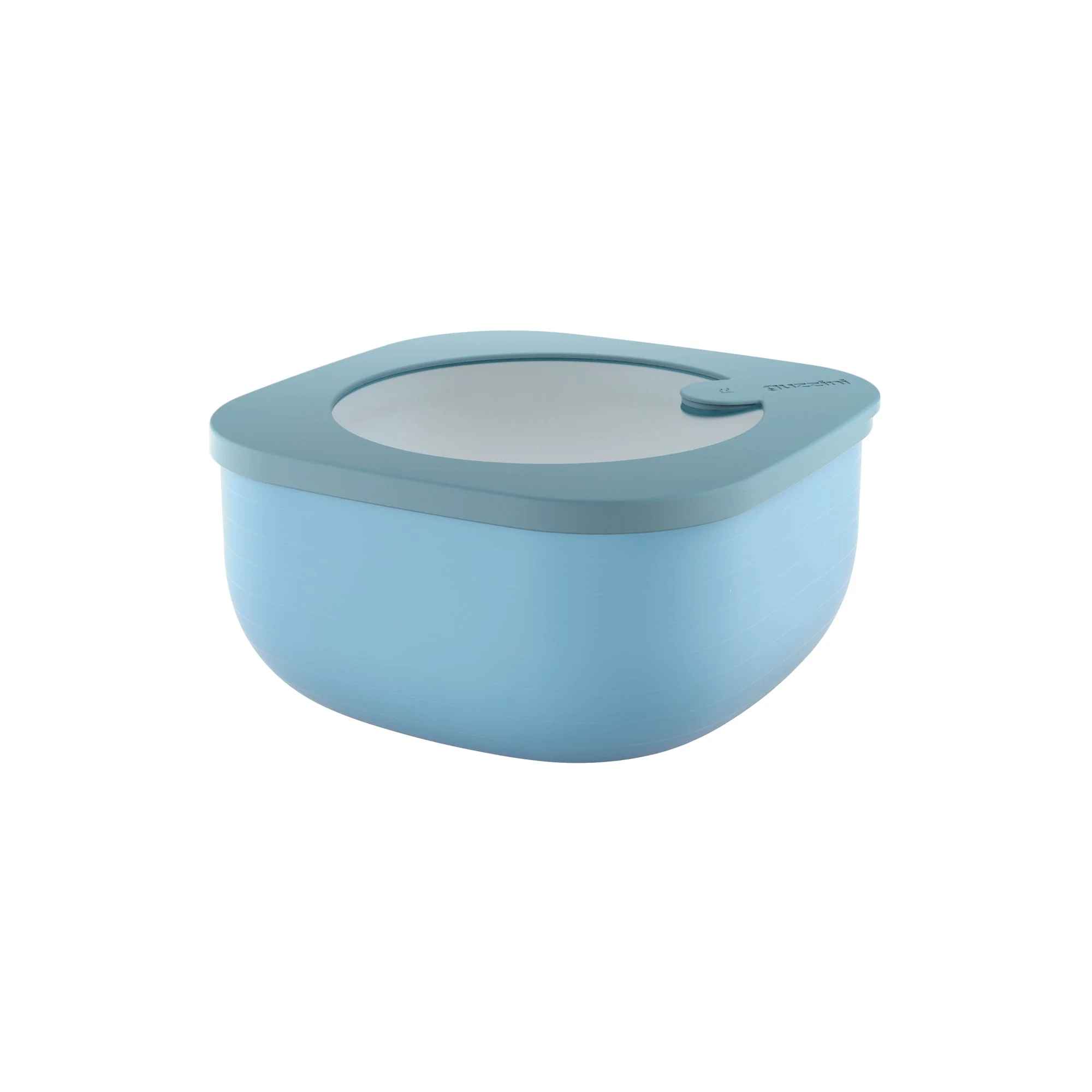 M STORE&MORE - Shallow airtight fridge/freezer/microwave containers 975cc Matt mid blue - Inhomebuy