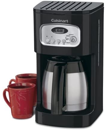 Cuisinart Coffee Maker: 10-cup w/ thermal carafe, programmable, black | DCC-1150BK - Inhomebuy