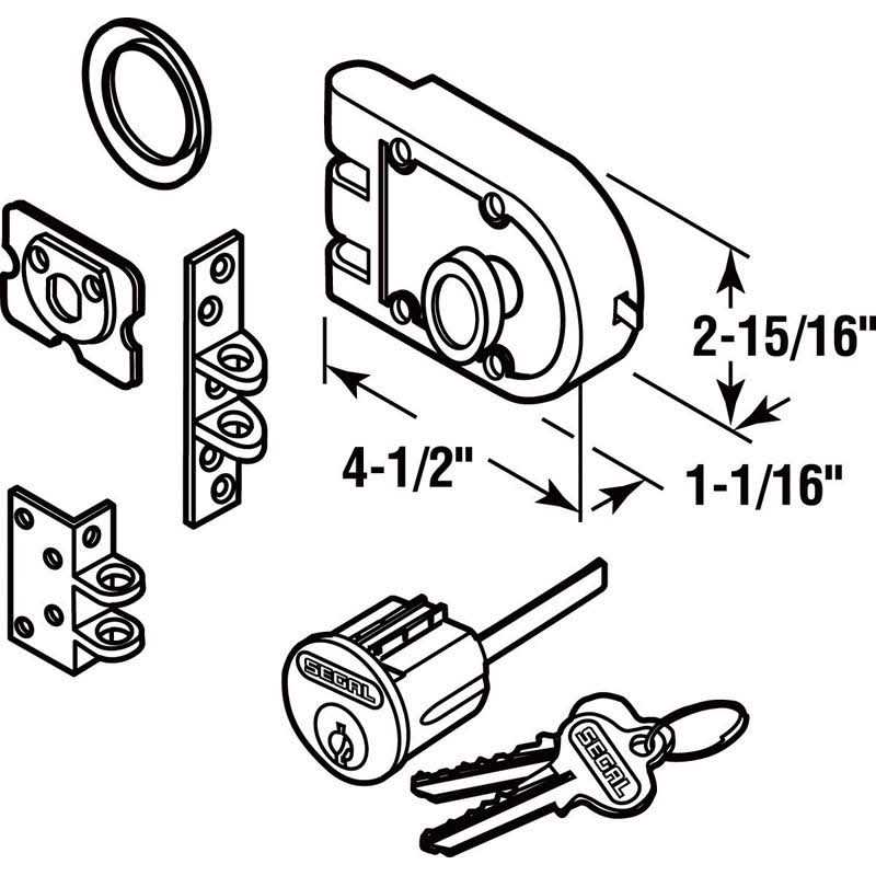 Prime-Line Security Oil Rubbed Bronze Mortise Lockset 1-3/4 - Inhomebuy