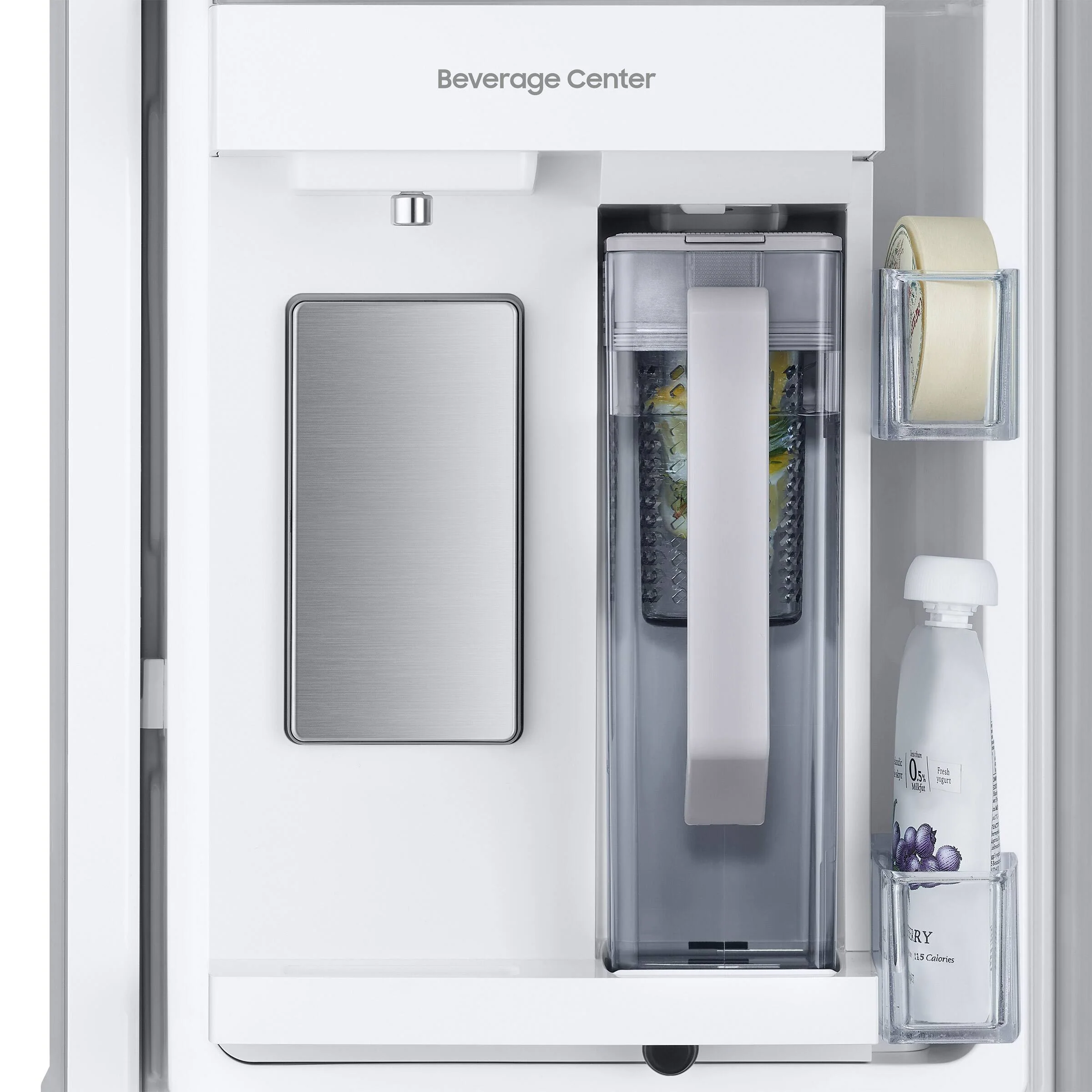 SAMSUNG 33 IN. 24.5 CU. FT. STAINLESS STEEL 3 DOOR FRENCH DOOR REFRIGERATOR WITH BEVERAGE CENTER AND - Inhomebuy