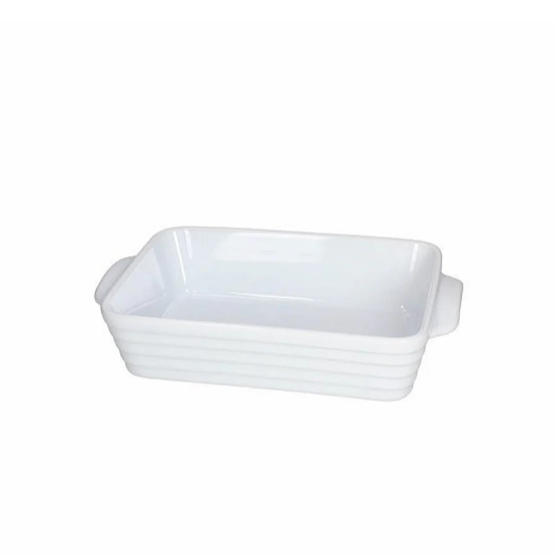 Rect.Bak.Dish 26.5x17cm/6.5h Pl-Cook Rings - Inhomebuy