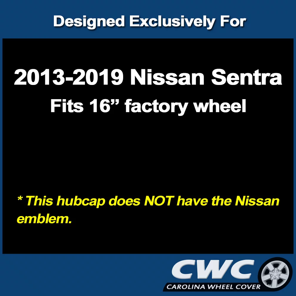 Carolina Wheel Cover CWC53089-xms 16-inch Premium Replica Replacement Wheel, Silver - Inhomebuy